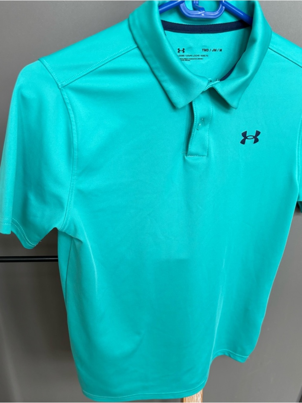 Under Armour Boy’s Teal Performance Polo